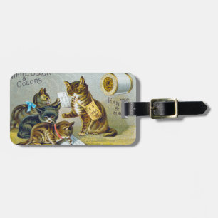 Thread Trade Card, 1880 Luggage Tag