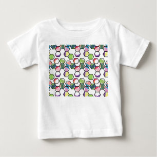 Threaded Hexagons Baby T-Shirt