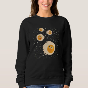 Threadless Boriana Cute Fried Eggs And Spermatozoi Sweatshirt