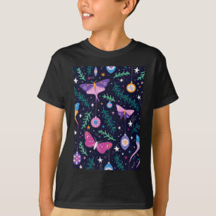 Threadless Carly Watts Christmas Moths Graphic  T-Shirt