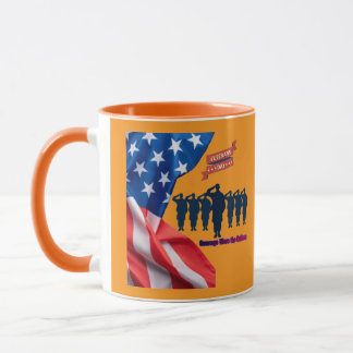 Threads of patriots pride orange mug