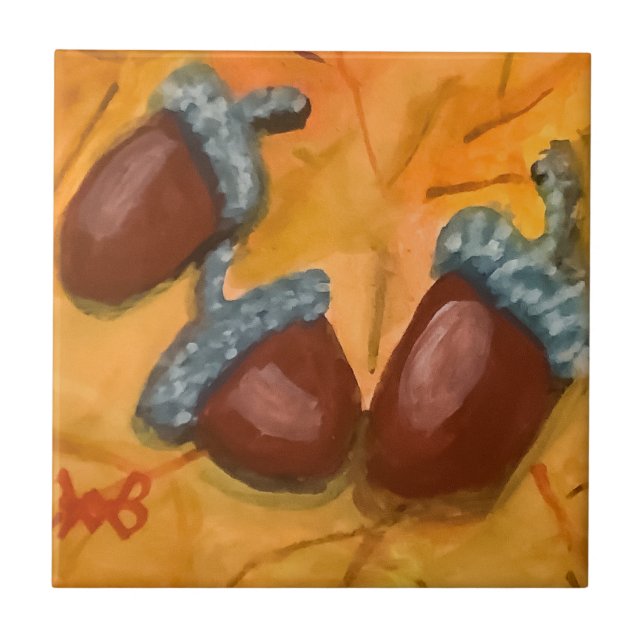 Three Acorns Tile (Front)