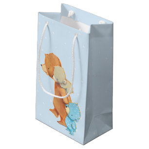 Three Adorable Bear Friends Small Gift Bag