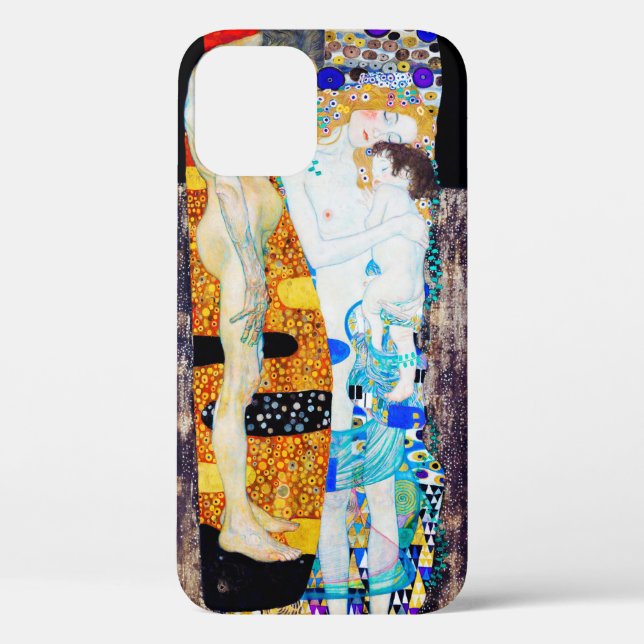 Three Ages of Life, Gustav Klimt Case-Mate iPhone Case (Back)