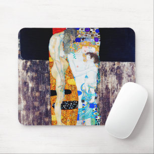 Three Ages of Life, Gustav Klimt Mouse Pad