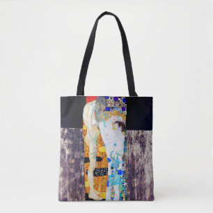 Three Ages of Life, Gustav Klimt Tote Bag