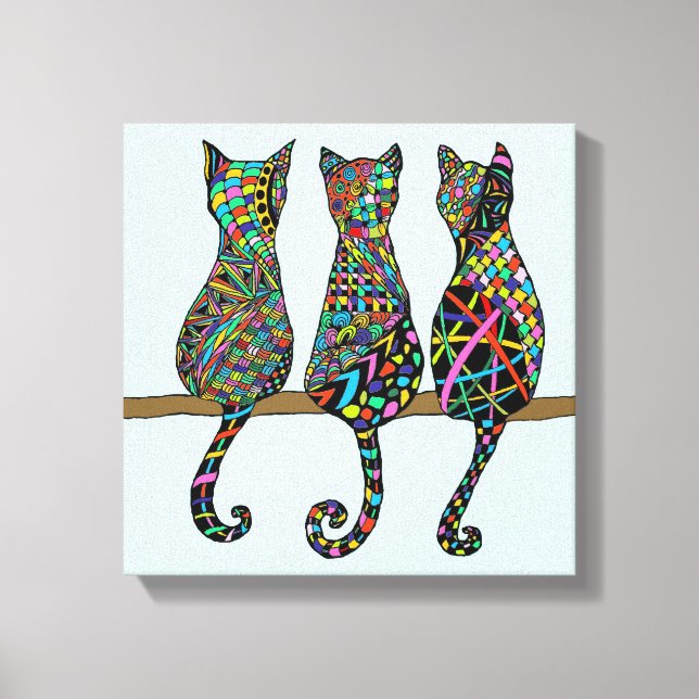 Three Amigos Canvas Print (Front)