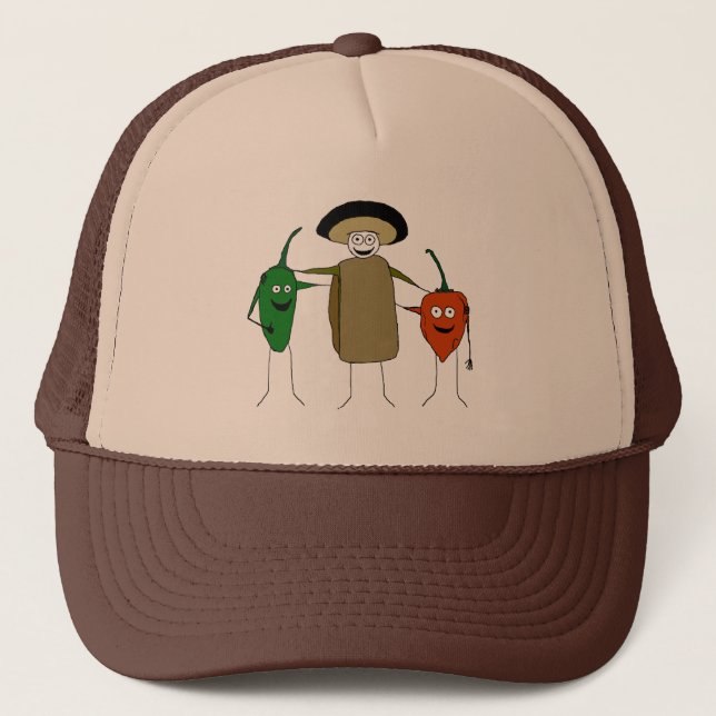 Three Amigos Trucker Hat (Front)