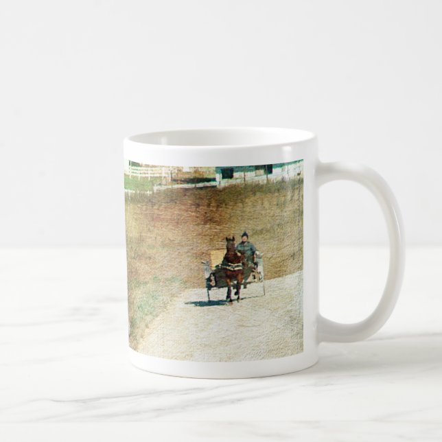 Three Amish Buggies Coffee Mug (Right)