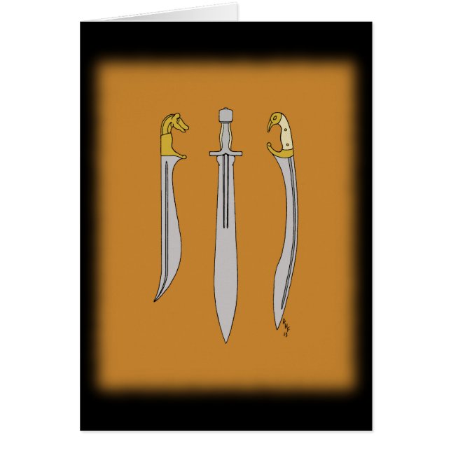 Three Ancient Greek Swords (Front)