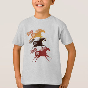 Three Ancient Horses Shirts