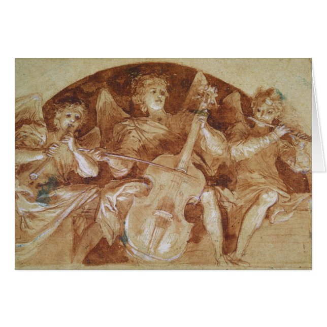 Three Angel Musicians (Front Horizontal)
