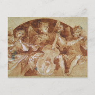 Three Angel Musicians Postcard
