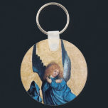 THREE ANGELS IN BLUE KEYCHAIN<br><div class="desc">Elegant,  artistic and classic design rielaborated from a Renaissance painting.</div>