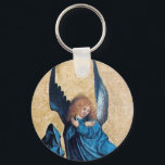 THREE ANGELS IN BLUE KEYCHAIN<br><div class="desc">Elegant,  artistic and classic design rielaborated from a Renaissance painting.</div>