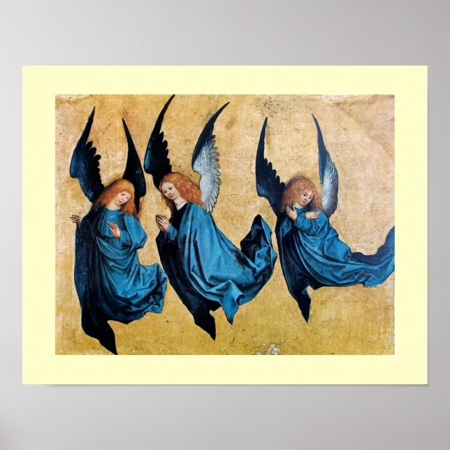 THREE ANGELS IN BLUE POSTER (Front)