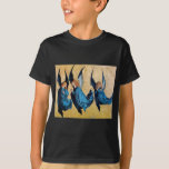 THREE ANGELS IN BLUE T-Shirt<br><div class="desc">Elegant,  artistic and classic design rielaborated from a Renaissance painting.</div>