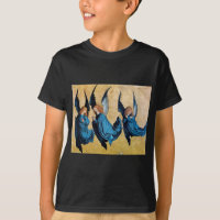 THREE ANGELS IN BLUE