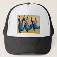 THREE ANGELS IN BLUE