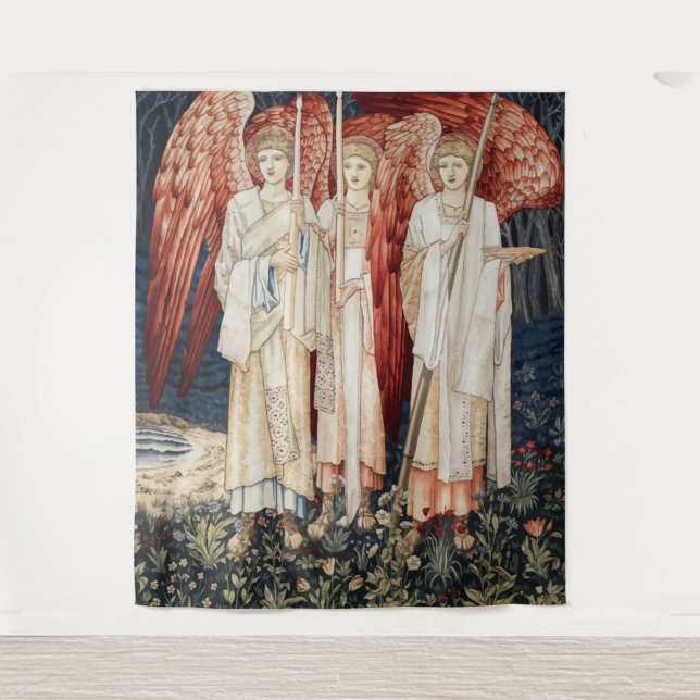 Three Angels, William Morris Tapestry (Front)