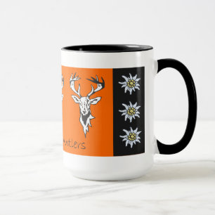 Three Antlers Alpine Deer Head Mug