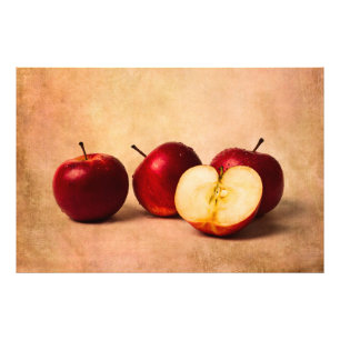 Three Apples And A Half Photo Print