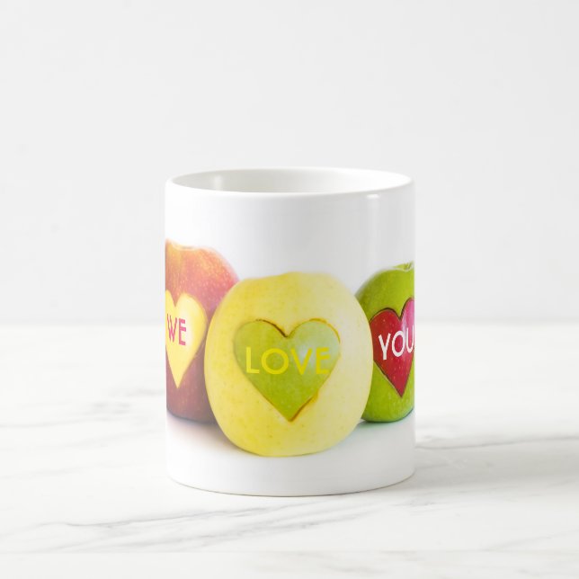 Three apples coffee mug (Center)