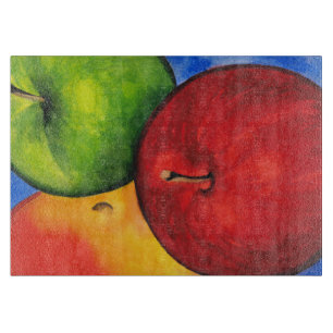 Three Apples Cutting Board