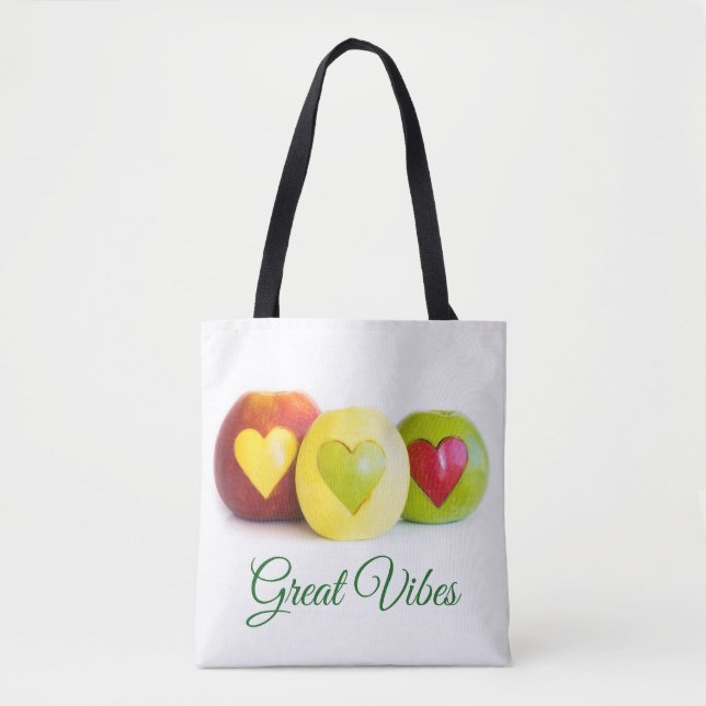 Three apples tote bag (Front)