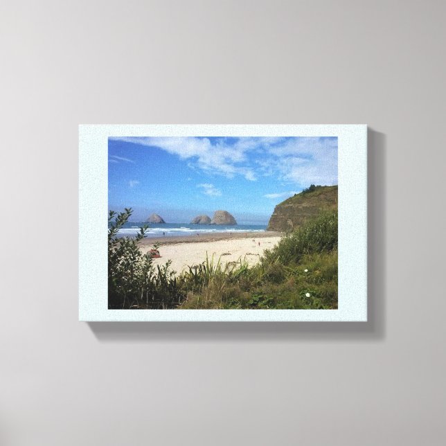 Three Arch Rocks, Oceanside, OR Canvas Print (Front)