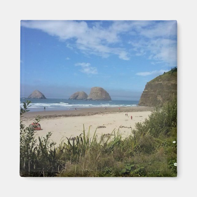 Three Arch Rocks, Oceanside, Oregon Magnet (Front)