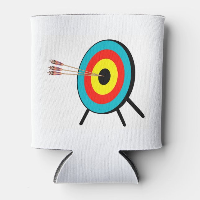 Three Arrow Bullseye Can Cooler (Front)
