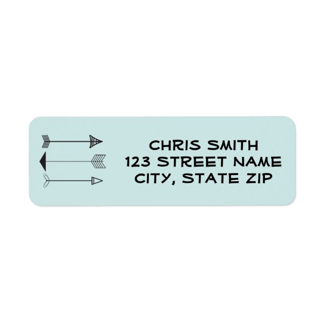 Three Arrows Address Labels (Front)