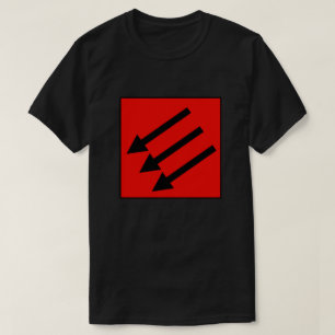 Three Arrows Iron Front Anti-Fascist T-Shirt