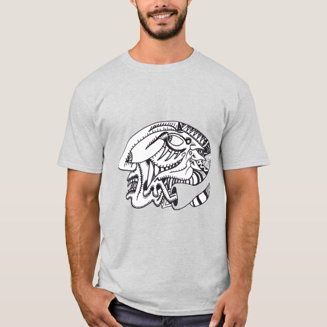 Three Aspects ink drawing (for light colors) T-Shirt (Front)