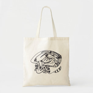 Three Aspects ink drawing Tote Bag