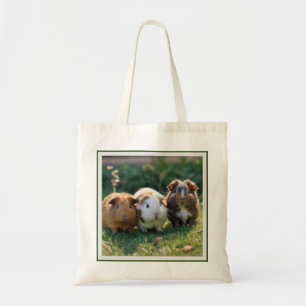 Three Baby Guinea Pigs, Tote Bag