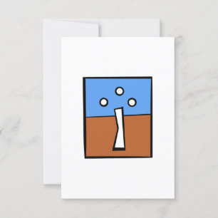 THREE BALL CROSS THANK YOU CARD