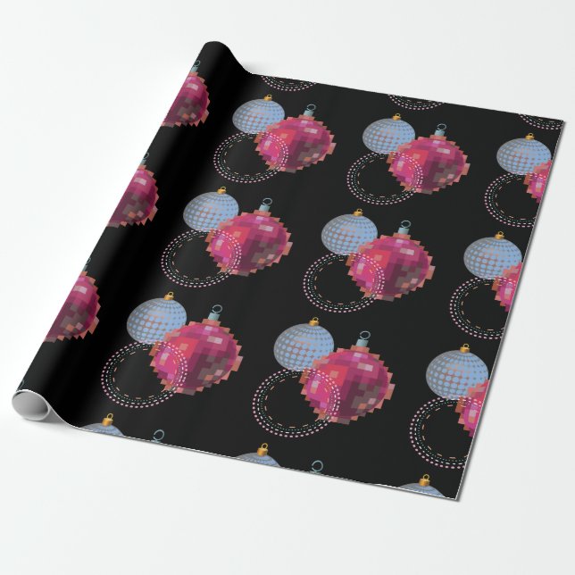 Three Ball Xmas Paper (Unrolled)