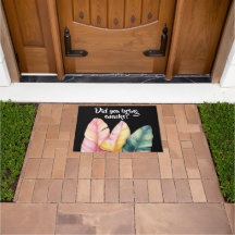 Three bananas leaves in pastel colors 