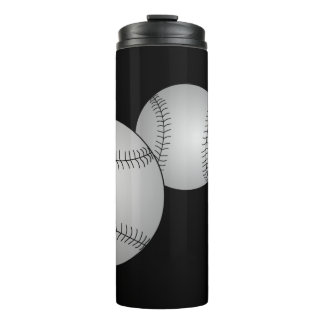 Three Baseballs Thermal Tumbler