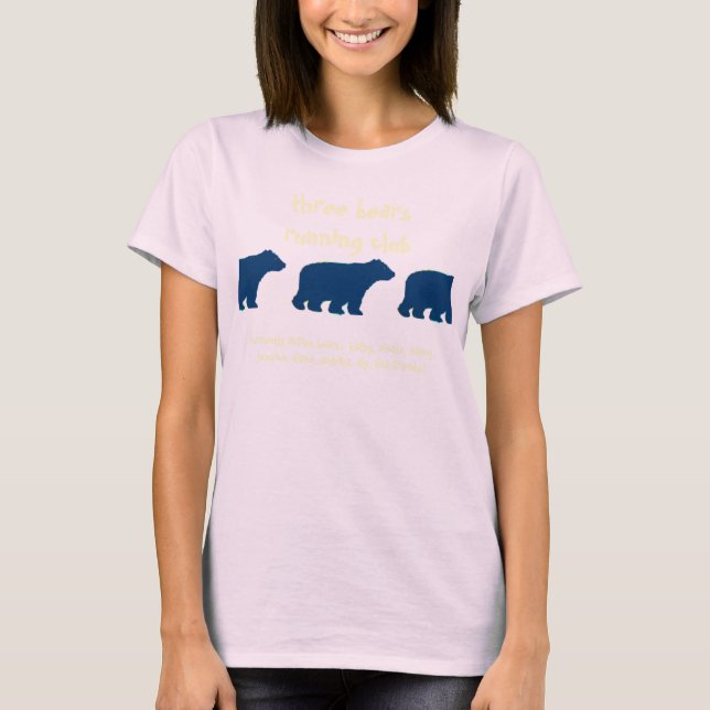 Three Bears Long Sleeved T T-Shirt (Front)