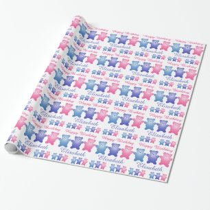 Three Bears Wrapping Paper