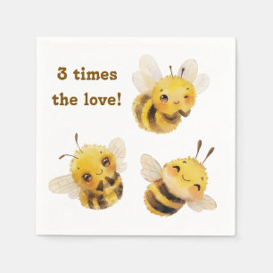 Three Bees Napkins