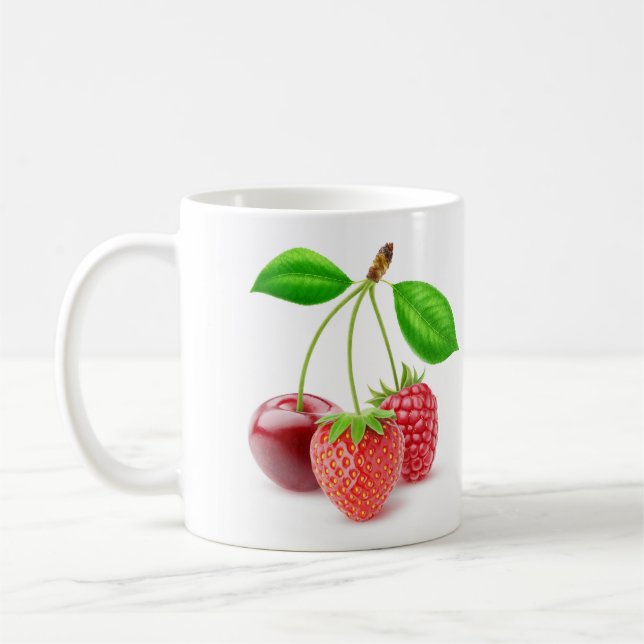 Three berries coffee mug (Left)