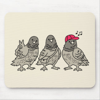 Three best friends mouse pad