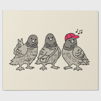 Three best friends wrapping paper