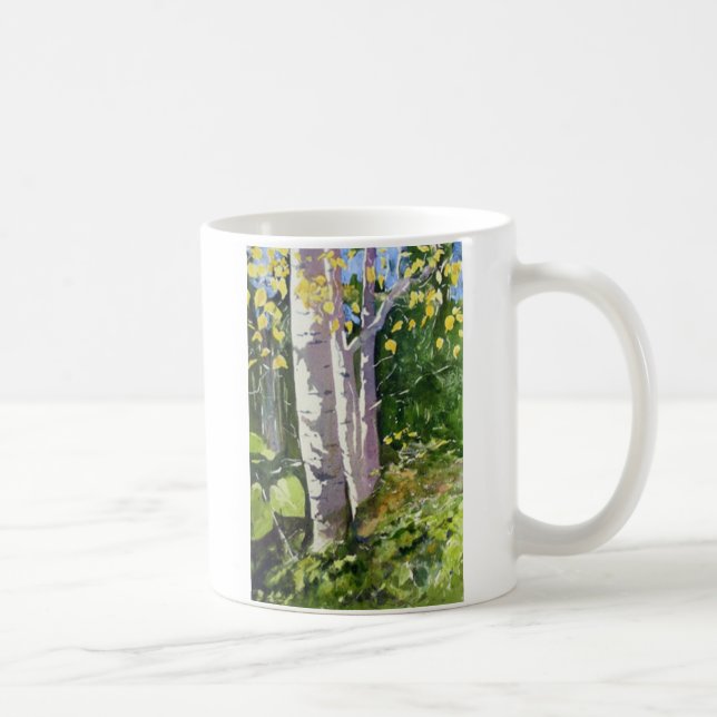 Three Birch Coffee Mug (Right)