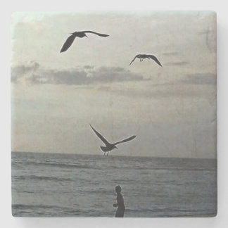 Three Birds Stone Coaster