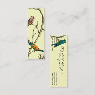 Three Birds Talking ~ Slim Business Card